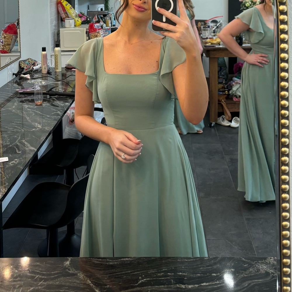 Azazie Matcha Bridesmaid Formal Dress